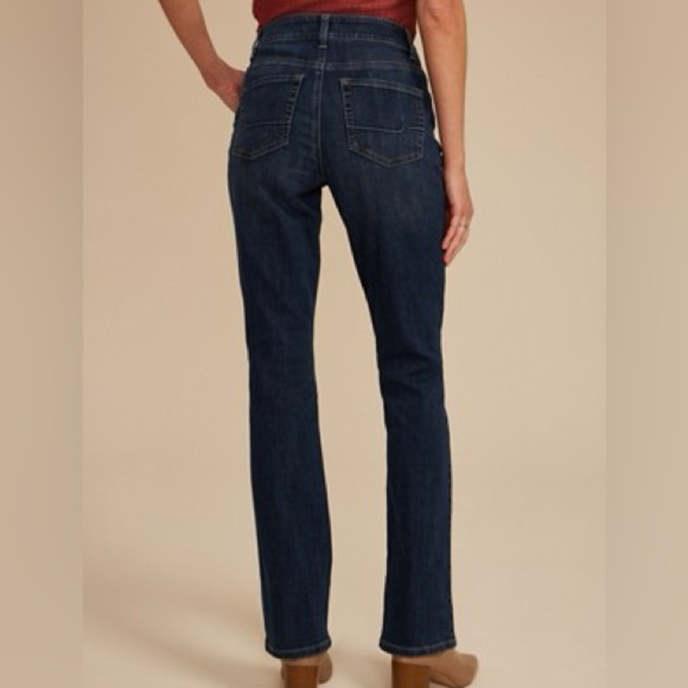 m jeans by Maurices Classic Curvy High Rise Slim Boot Jean Size 10 Short - Picture 8 of 10